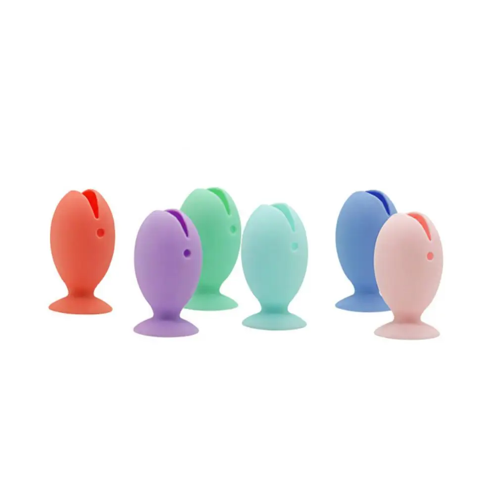 Traceless Toothbrush Holder Bath Cute Standing Tooth Brush Cover Cap Stand Adults Toothbrush Stand Hanger Bathroom Accessories