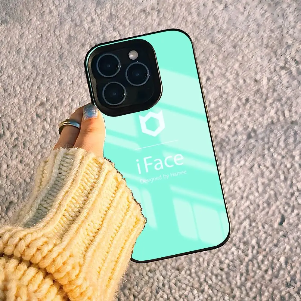 Фото Чехол Hamee i-iFaceS для iPhone 17 Air, 16, 15, 14, 13, 12, 11 Plus, Mini, Pro, Max, стеклянный, магнитный №2