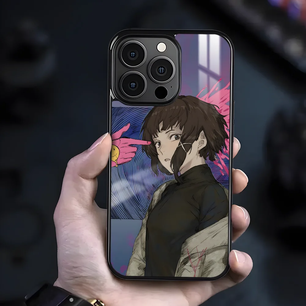 Чехол для телефона Аниме-серийные эксперименты Lain iPhone 16 15 14 13 12 11 Pro Max Plus