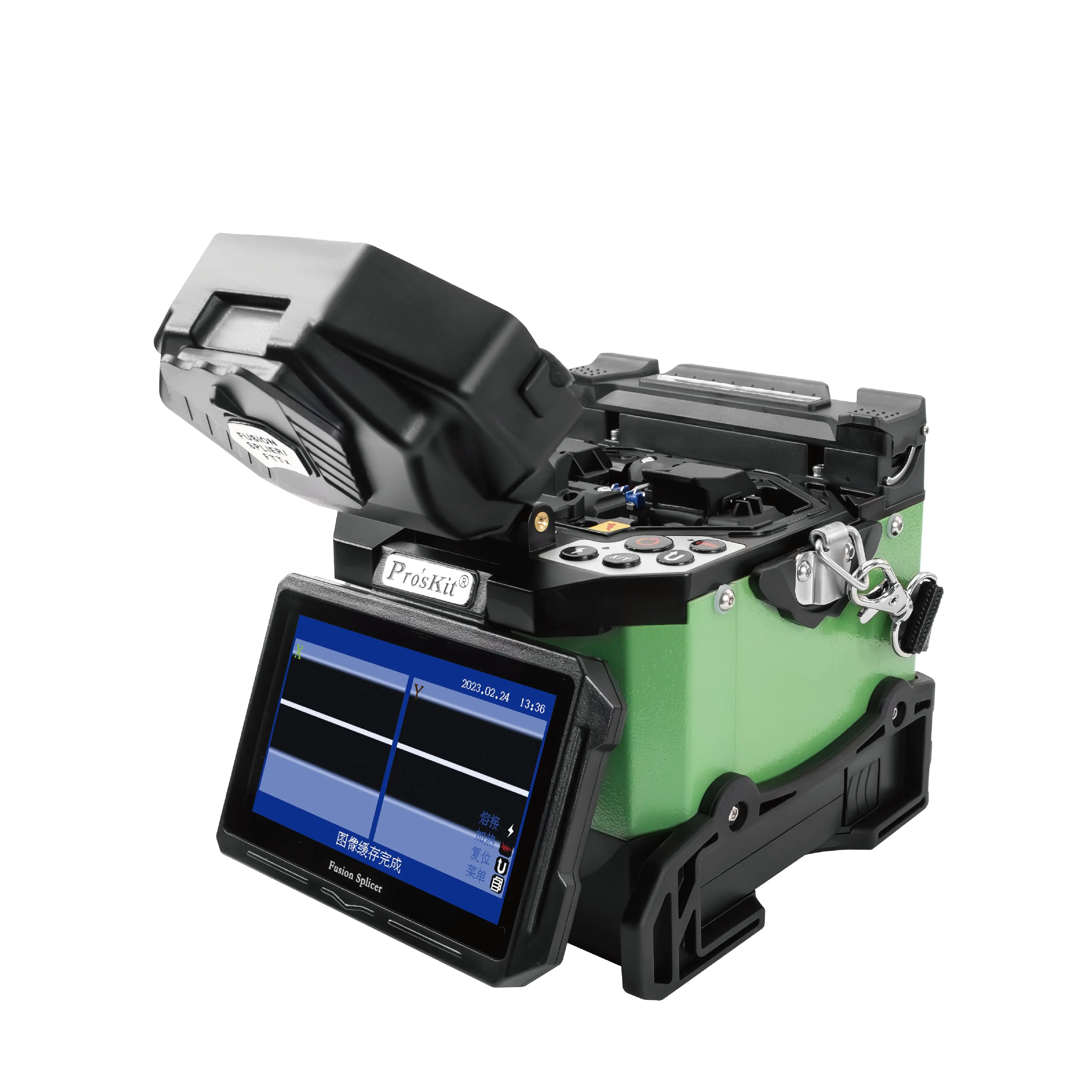 Pro'sKit TE-6201G-W Сварочный аппарат для оптического волокна Машина горячего