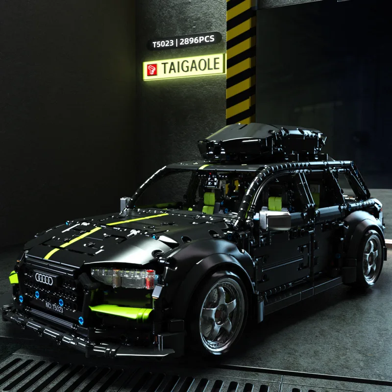 Техническая модель автомобиля RS6, внедорожник, внедорожник, 2896 деталей, строительные блоки, игрушки, подарок для детей