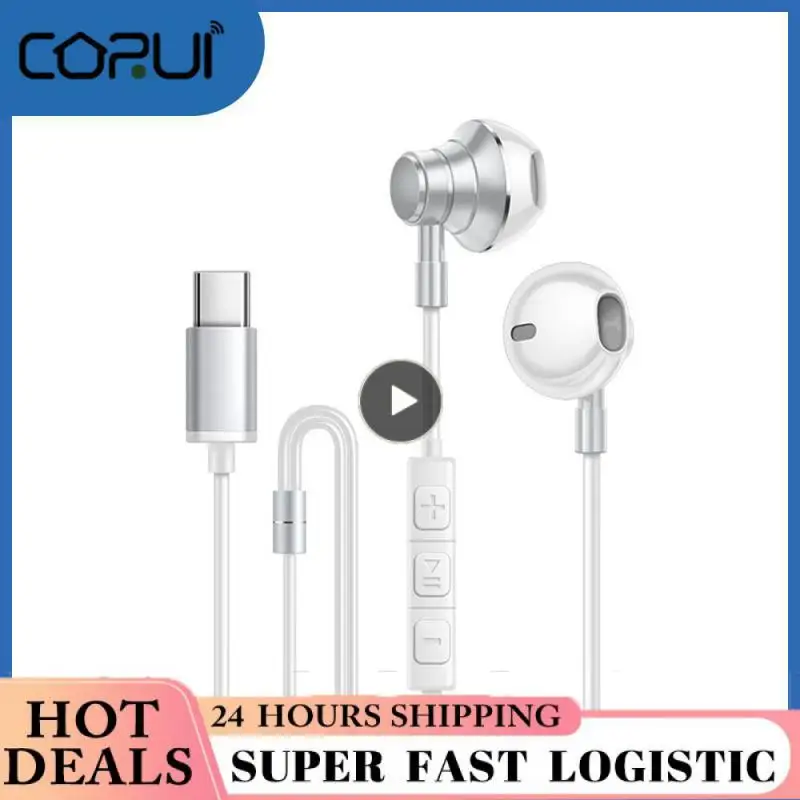 

Ergonomic In-ear Sports Earphones Type-c Headset High Quality Earbuds For Android 3.5mm Hifi Headphones With Mic Earphone New