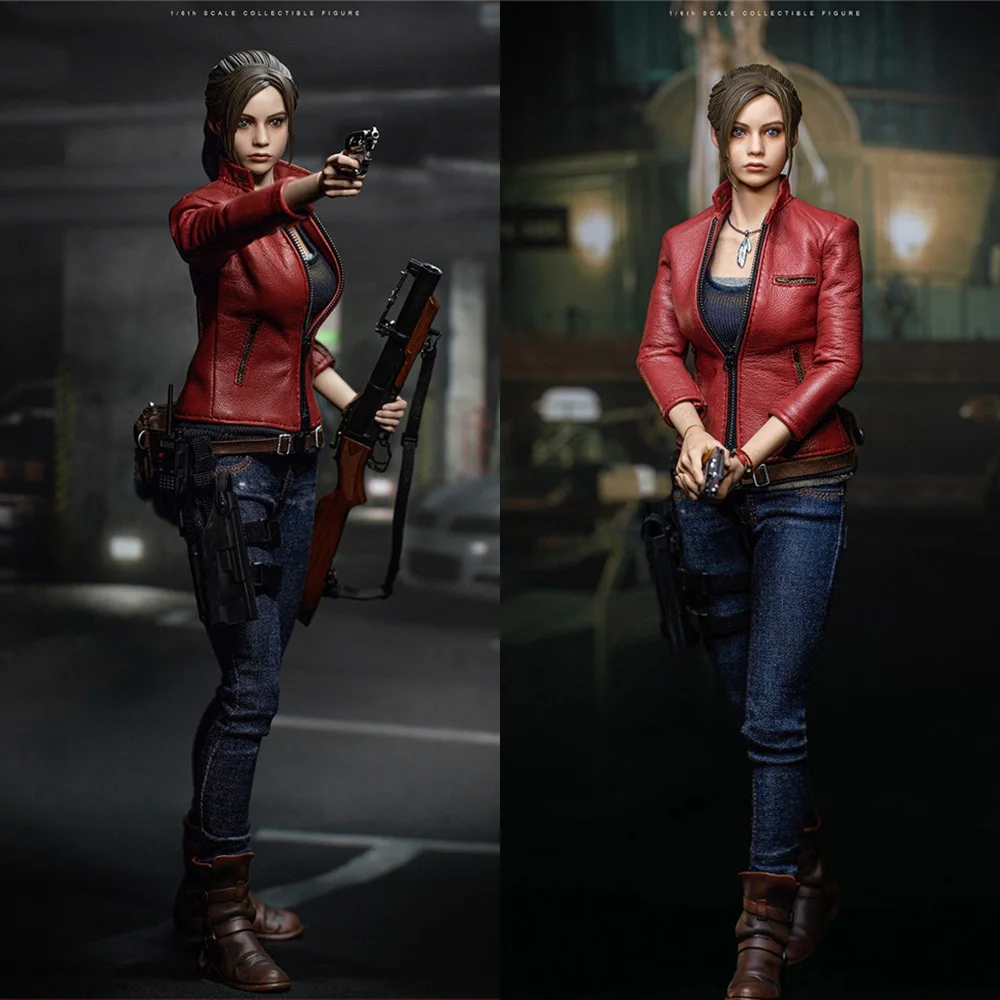 

In Stock DAMTOYS DMS031 1/6 Scale Full Set Collectible Movie Character Claire Redfield 12'' Female Soldier Action Figure Model