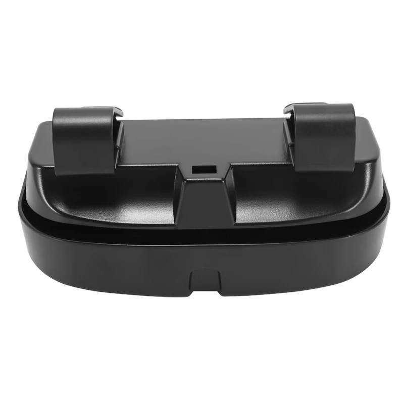 

Автомобильный солнцезащитный козырек, держатель для солнцезащитных очков, органайзер для очков, коробка с отделениями для кредитных карт снаружи, Двойная защелка, дизайн подходит всем