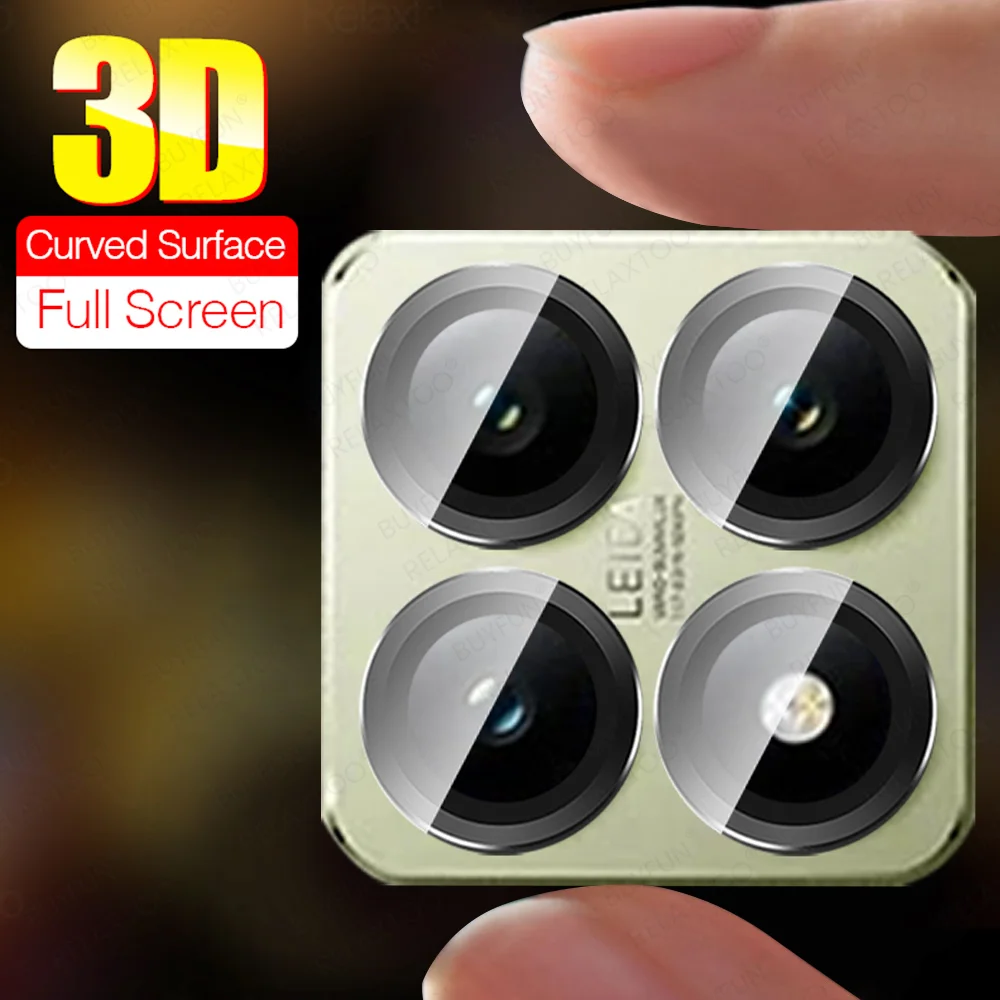 Защитное кольцо для задней камеры 3D чехол Xiaomi 14T Pro Mi металлическое объектива