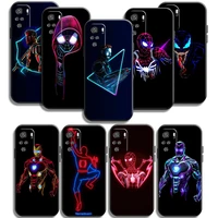 marvel comics logo phone cases for xiaomi redmi note 10 10s 10 pro poco f3 gt x3 gt m3 pro x3 nfc soft tpu coque back cover