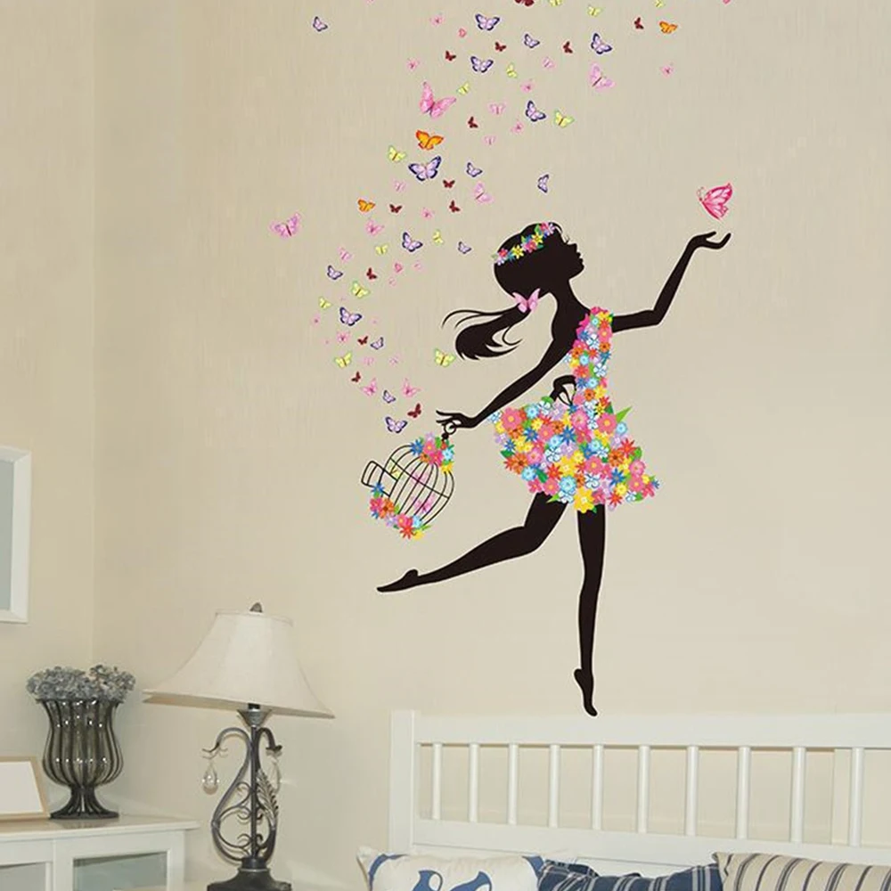 

Wall Decoration Girl Room Paster Decoration Environmentally Friendly Room Wall Stickers Creative Idea Removable Waterproof Art