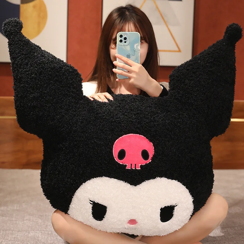 

Sanrio серия kulomi Подушка Мультяшные большие супер мягкие яркие маленькие дьяволы девочки спальные прикроватные подушки куклы Подарки для дет...