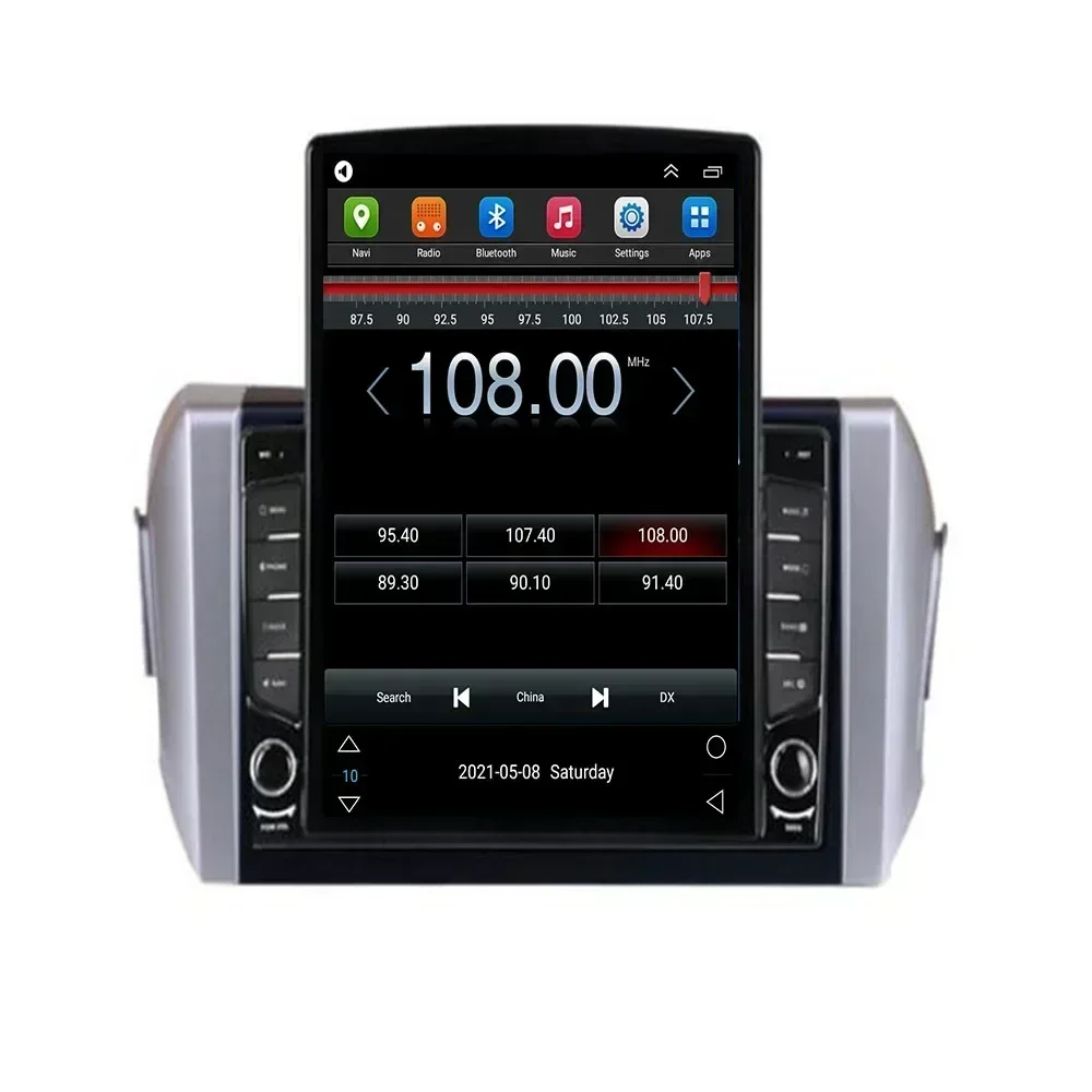 Android 13 для TOYOTA INNOVA 2015 2016 2017-2035 Tesla Style Вертикальный автомобильный радиоприемник