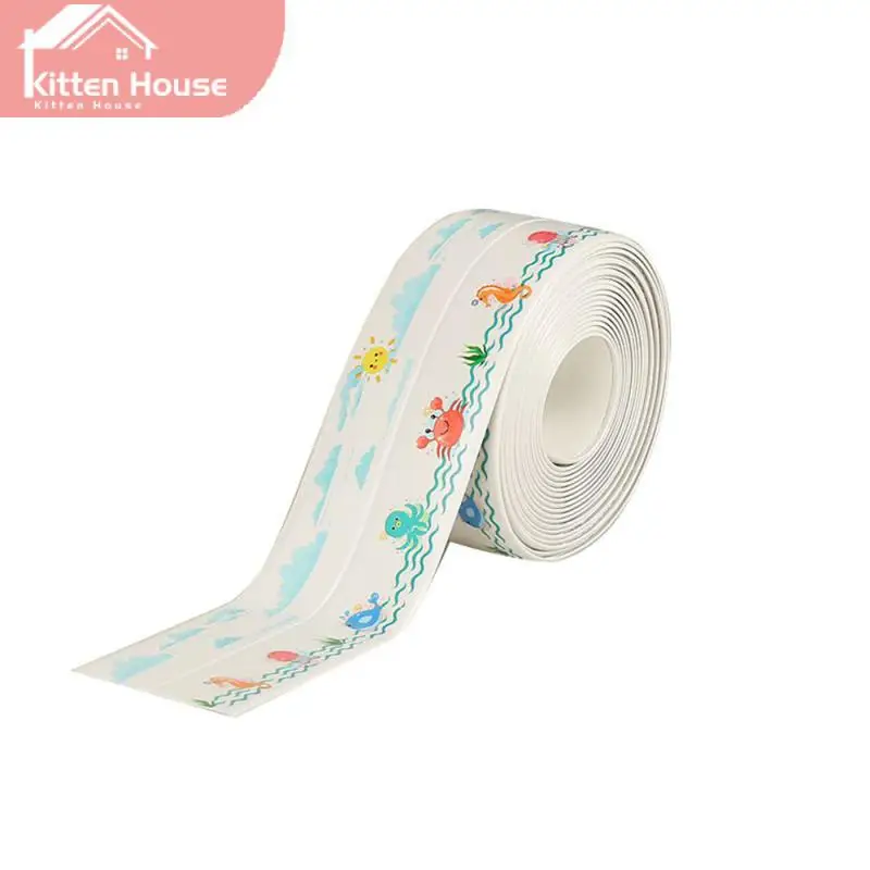 

Влагостойкая лента для кухни и ванной, водонепроницаемая, с произвольной окраской, Красивая Искусственная самоклеящаяся лента