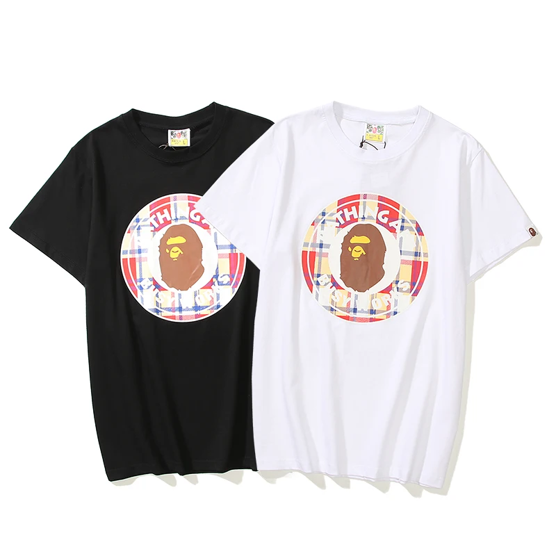 

Fashion BAPE Short Sleeve by Bathing Ape 2022 Japanese Tide Brand High Quality Short Sleeve Casual Hip Hop Cotton T-Shirt#26