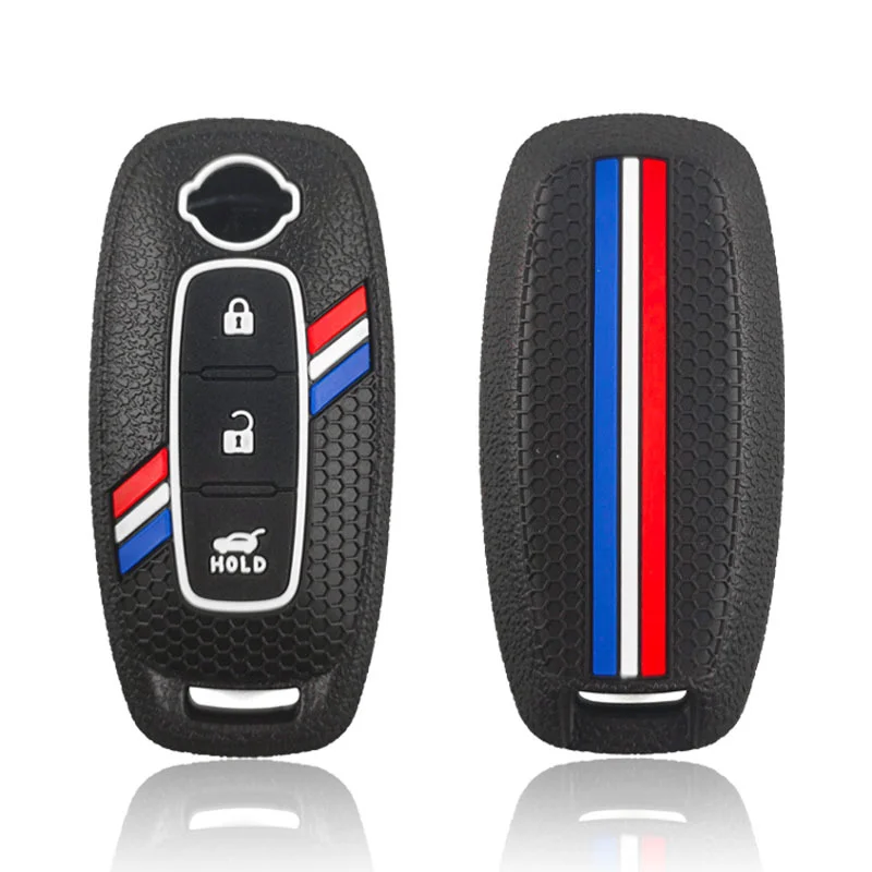 Мягкий силиконовый чехол для ключа Nissan Versa X-Trail T33 Serena Rouge Kicks Pathfinder Ariya Rogue 2024
