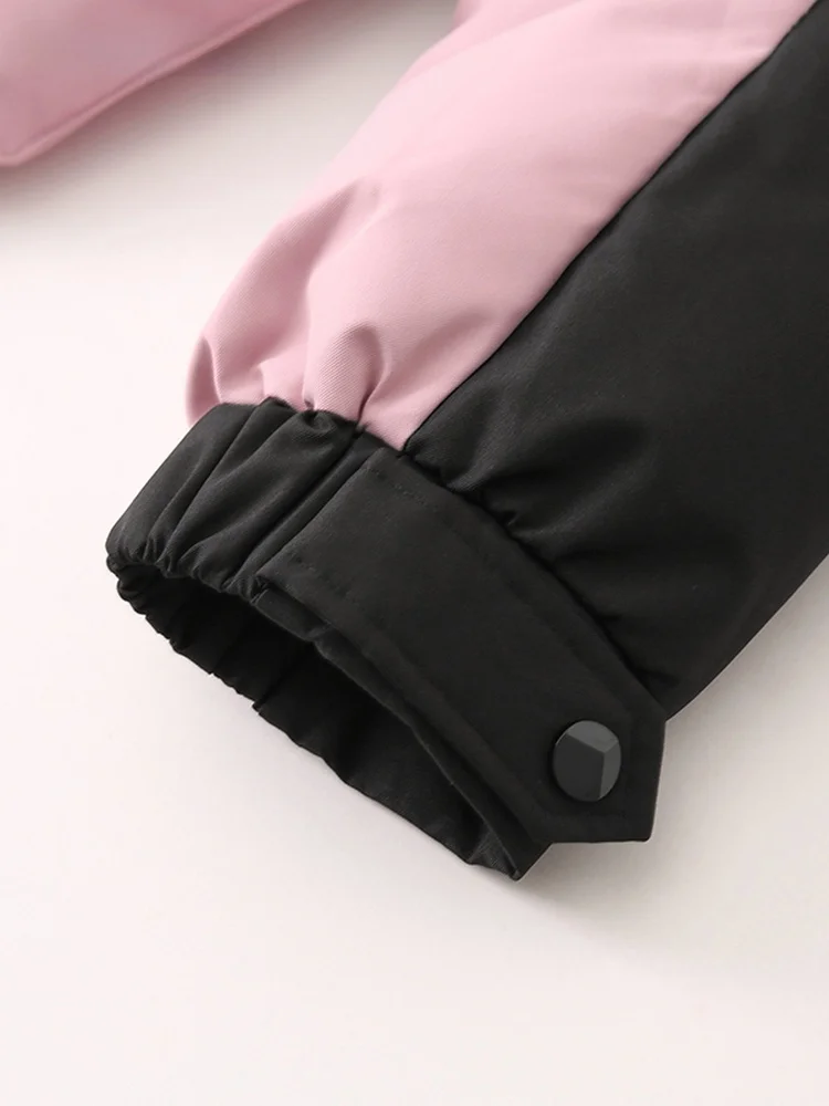 La Chapelle Цветовая куртка женская повседневная свободная на шнурке с утолщенным