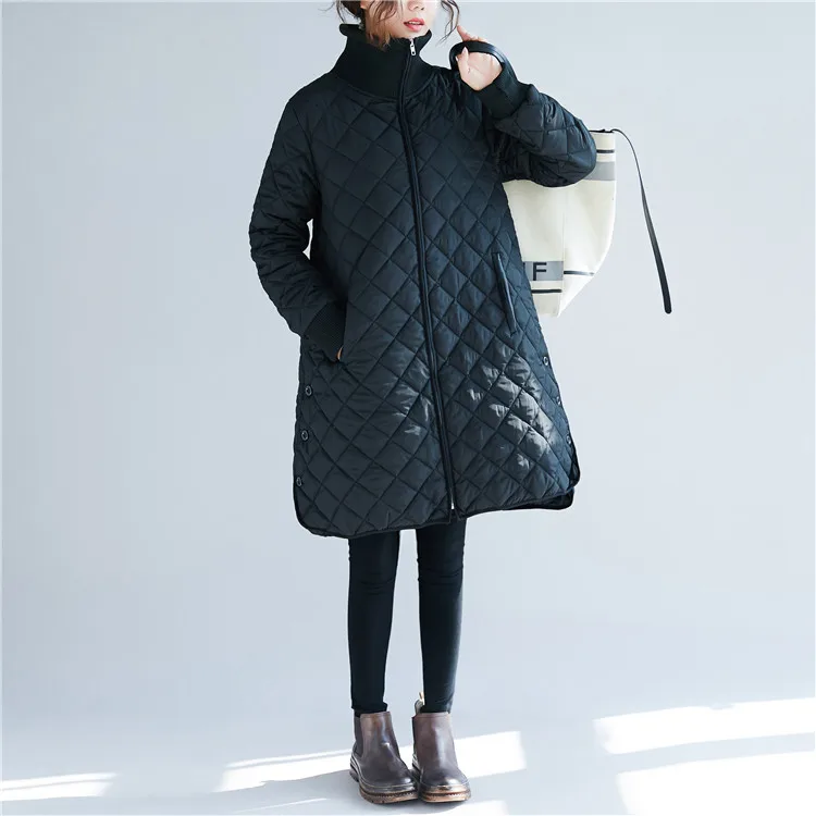 Woman Plus Size Coat Plus Velvet Thick Warm Coat Cotton Women's Clothing 2021 Autumn/winter Fashion Streetwear Vintage