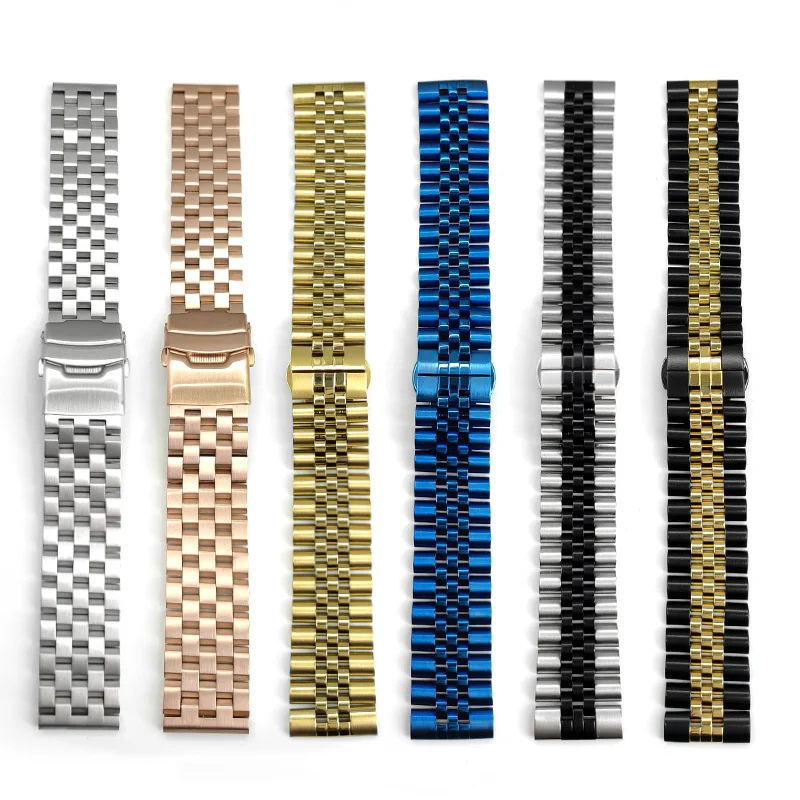 Ремешок для часов из нержавеющей стали 22 мм Seiko SKX007 SKX011 SRPD53