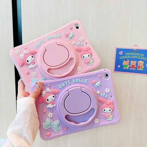 Чехол для планшета с подставкой Cartoon Cute My Melody для Samsung Galaxy Tab A8 X200 X205 10,5 S6 Lite S9 Plus A7 S7 Rotation Cover