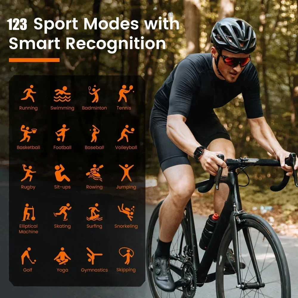 Mart Watch 1 83 дюйма мужские голосовой помощник BT беспроводной вызов бизнес спорт на