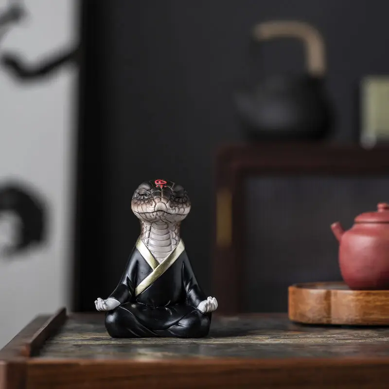 Древний Зодиак Змея Орнамент Моделирование Год Питона Талисман Настольное