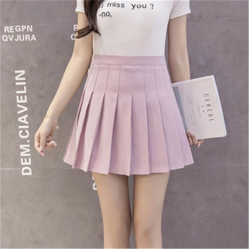 

2022 Summer High Waist A-Line Vintage Casual Lattice Mini Short Pleated Skirts Lady Casual Gray Y2k Spring Plaid Skirt Women