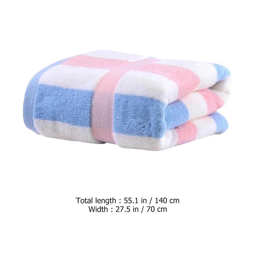 Цветное абсорбирующее полотенце хлопковое банное большое для ванной (случайный