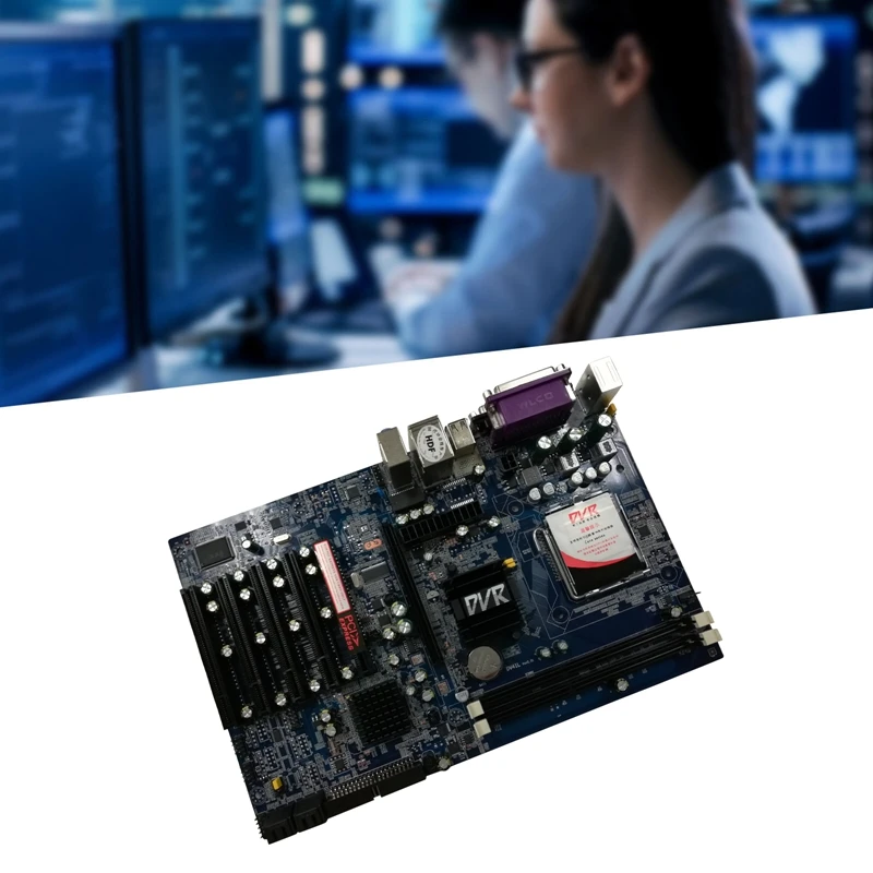 G41 DVR Мониторинг безопасности Материнская плата LGA775 DDR3 5 слотов PCI промышленный