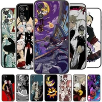 soul eater anime hd for xiaomi redmi note 10s 10 9t 9s 9 8t 8 7s 7 6 5a 5 pro max soft black phone case