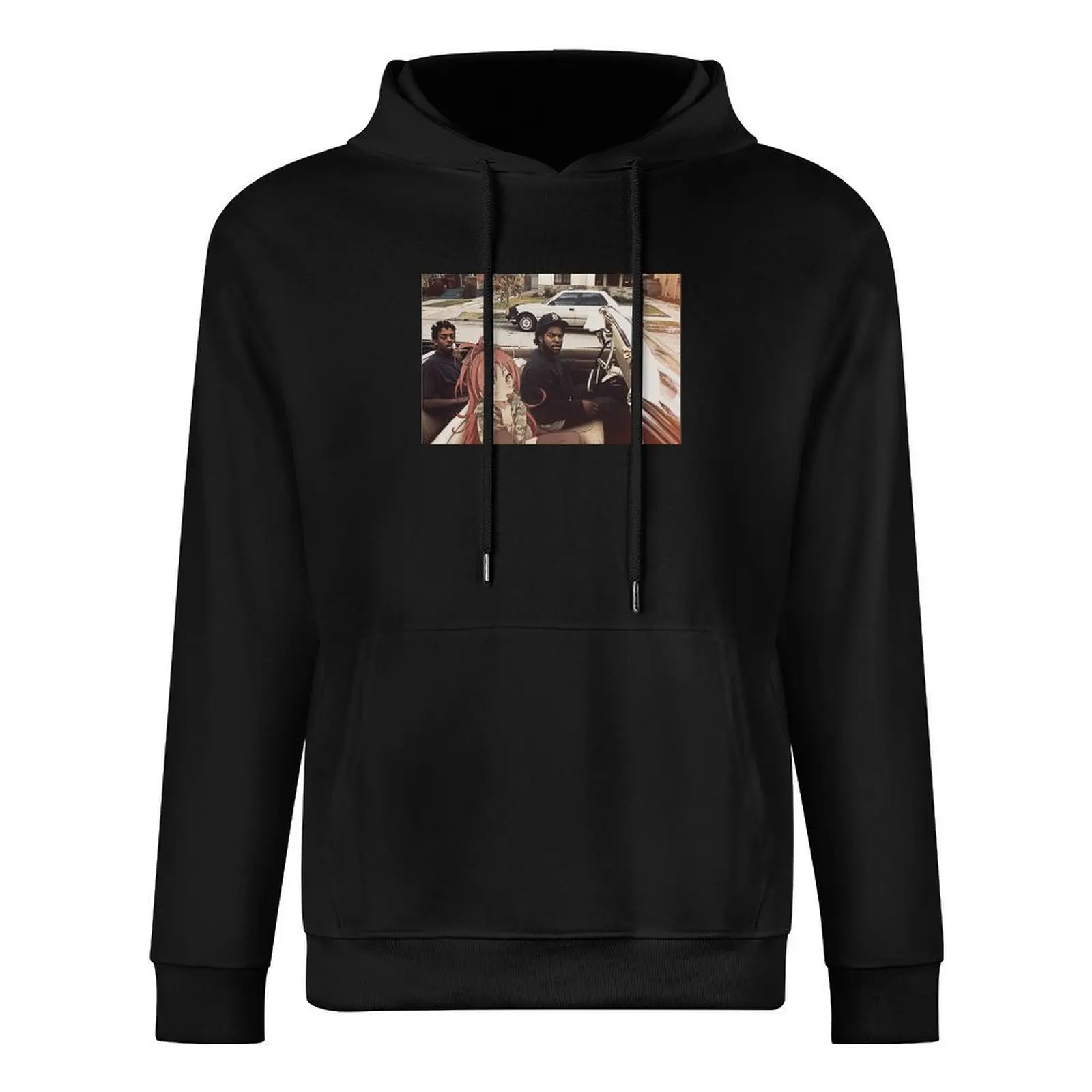 Waifuz n the Hood feat Kyoko Sakura пуловер с капюшоном мужская одежда корейская уличная