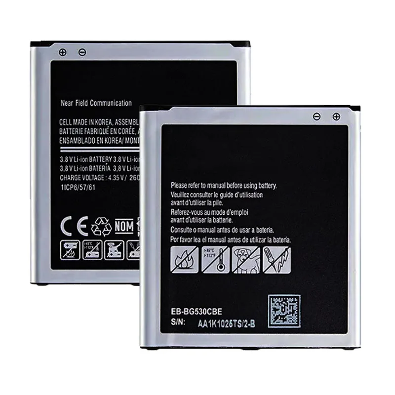 EB-BG531BBE EB-BG530CBE Аккумулятор 2600 мАч для Samsung Galaxy Grand Prime J3 2016 j2 prime G5308W G530 G531F