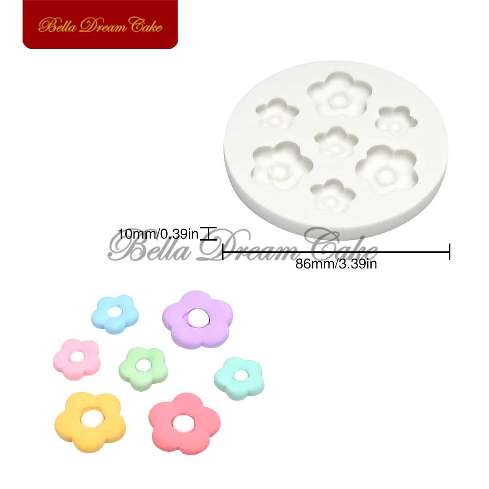 

Силиконовые формы для торта с цветочным дизайном