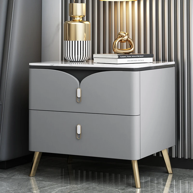 

End Side Chest Tables Drawers Modern Makeup Dresser Tables Cabinets Nightstand Nachttische Luxury Bedroom Furniture LSL35XP