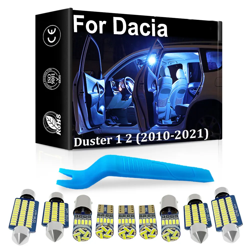 

Vehicle Canbus Interior LED Light For Dacia Duster 1 2 2010-2021 Map Dome Vanity Mirror Trunk Car Indoor Lamp Auto Parts
