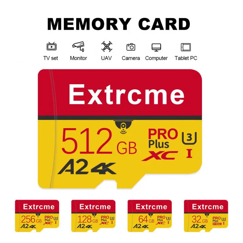 

Карта памяти Micro TF Sd, класс 10, 512 ГБ, Micro TF Sd карта 32 ГБ, 64 ГБ, 128 ГБ, 256 ГБ, 512 ГБ, Tarjeta Microdrive Sd карта