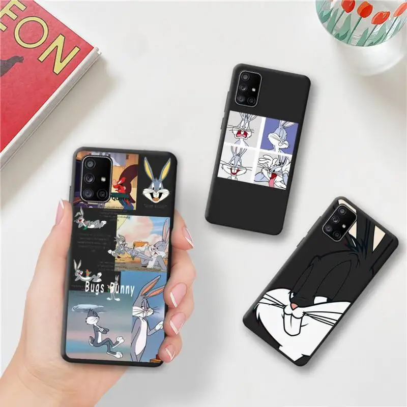 

American classic cartoon Bugs Bunny Phone Case For Samsung Galaxy A52 A21S A02S A12 A31 A81 A10 A30 A32 A50 A80 A71 A51 5G