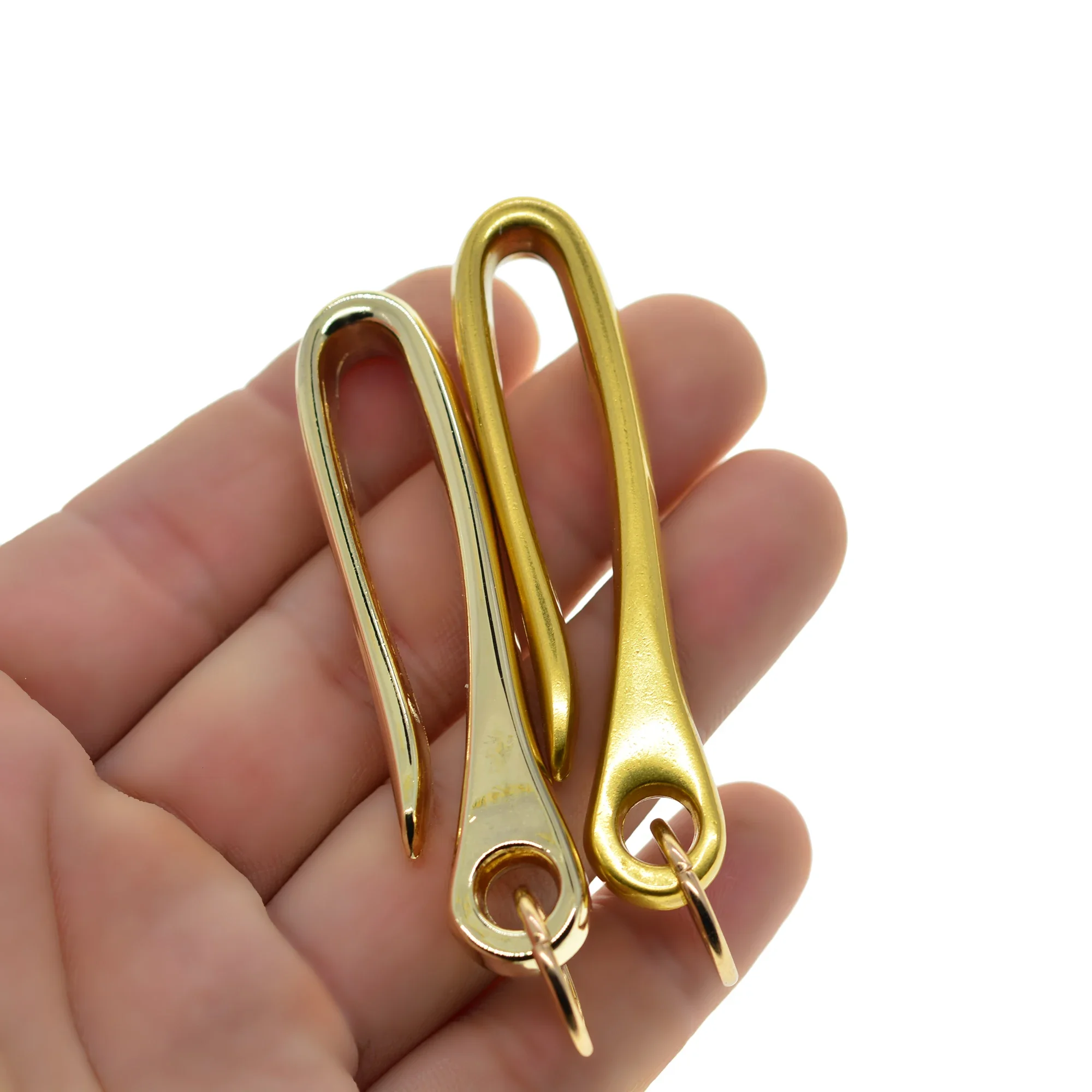 Светлый золотой матовый твердый металлический японский рыболовный крючок