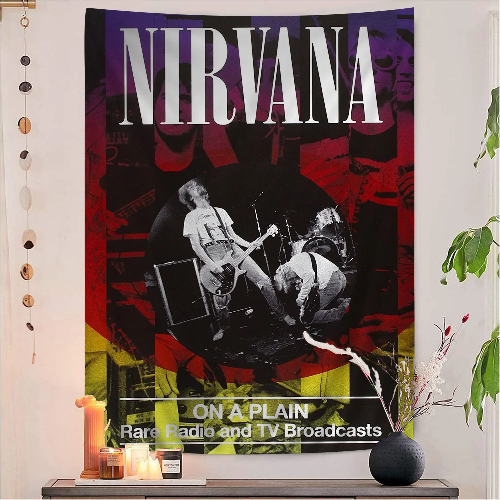 N-Nirvana Tapestry Art Printing Science Fiction Room Home Decor Wall