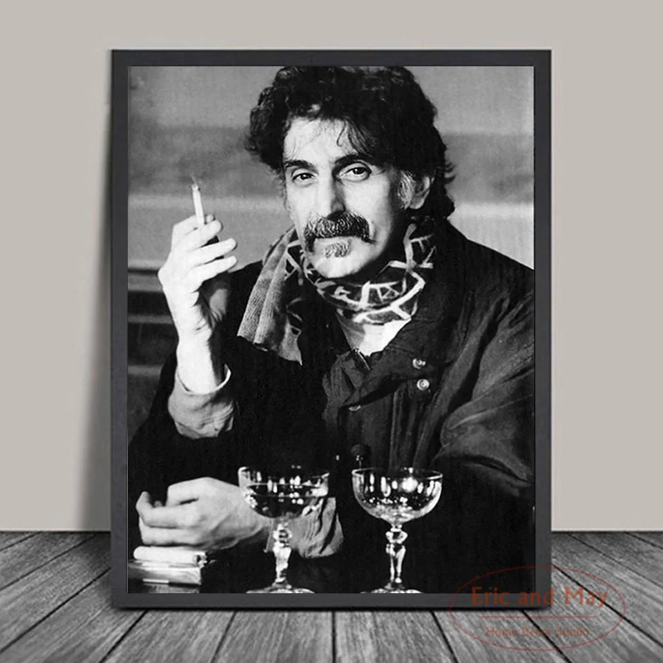 

Frank Zappa Poster Print Rock Music Legends Vintage Photo Singer Posters And Prints Nordic Decoration Home Decor