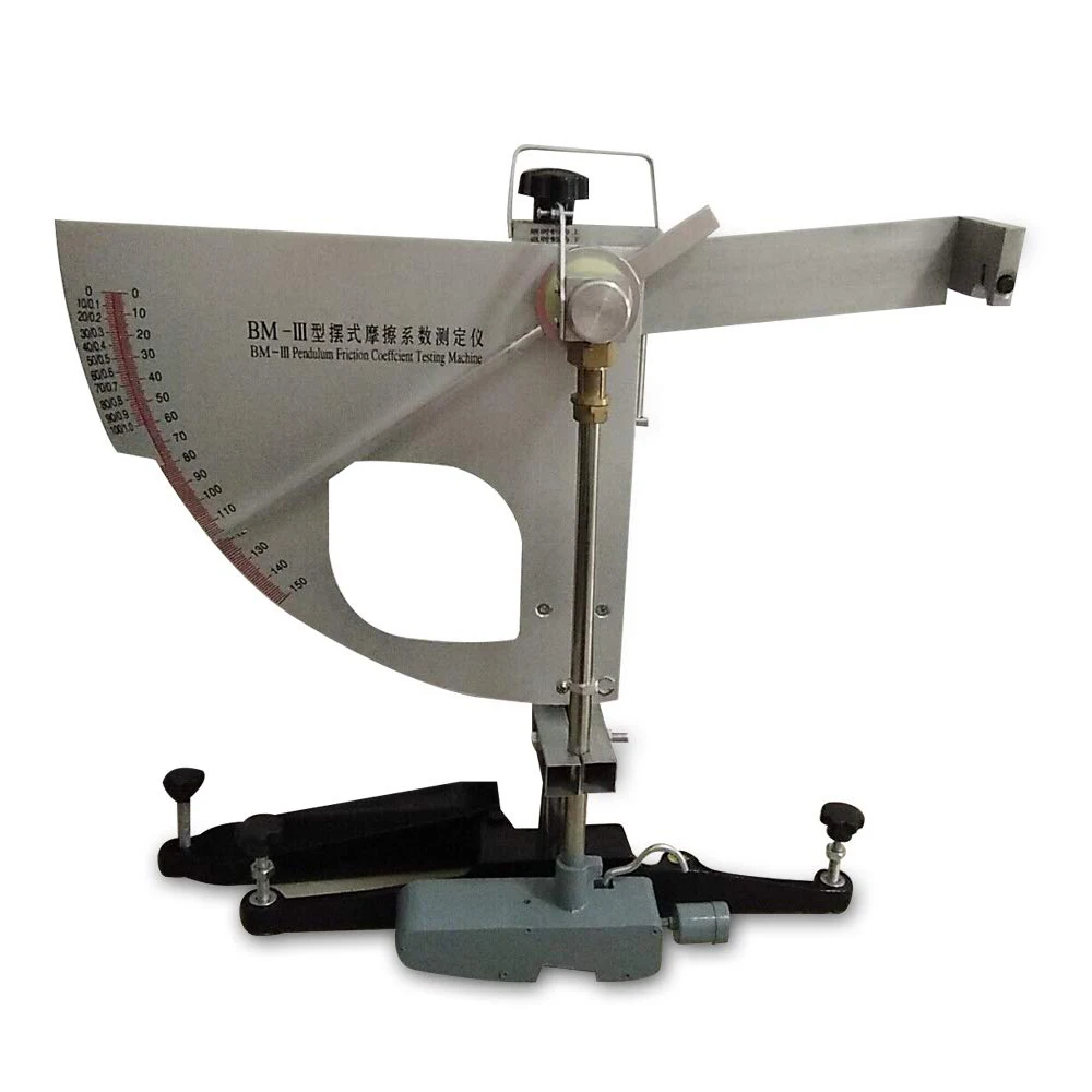 

Pendulum slip skid resistance tester