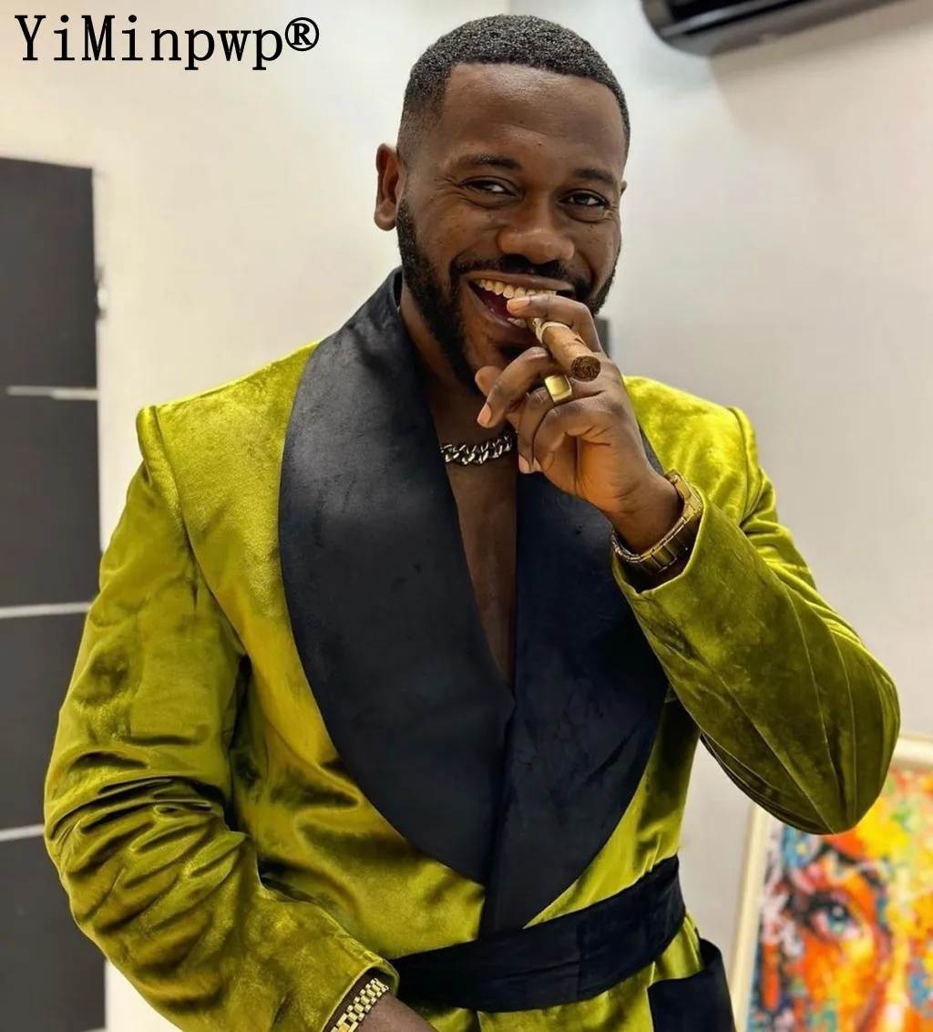 2023 индивидуальные деловые бархатные свадебные костюмы мужской модный блейзер