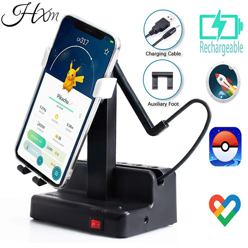 

USB-Шейкер для телефона Pokemon Go Google Fit Ant Forest Wechat, автоматическая подставка для мобильного телефона, шагомер 5000- 15000 шаг/час