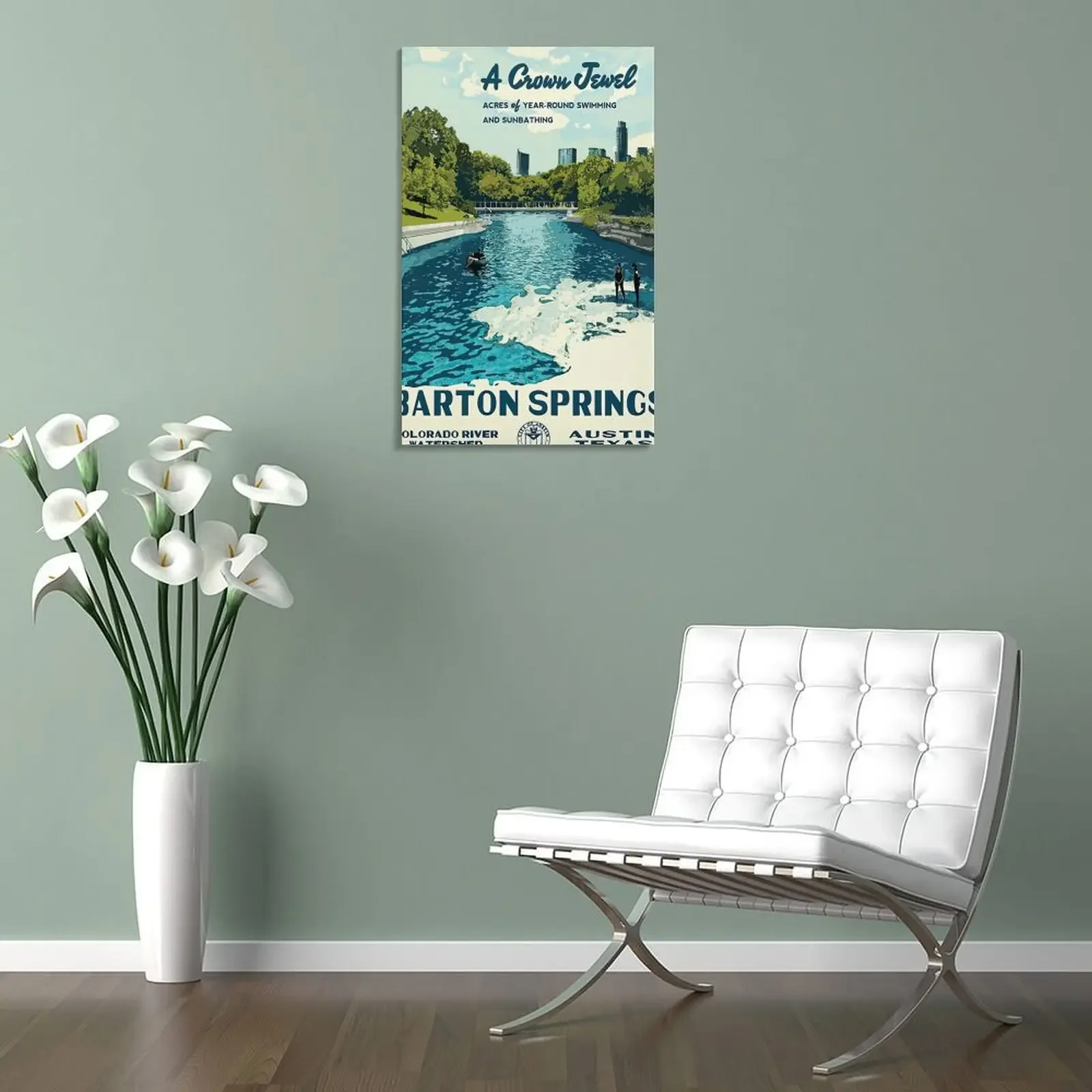 Barton Весенняя винтажная картина на холсте украшение для спальни корейский декор