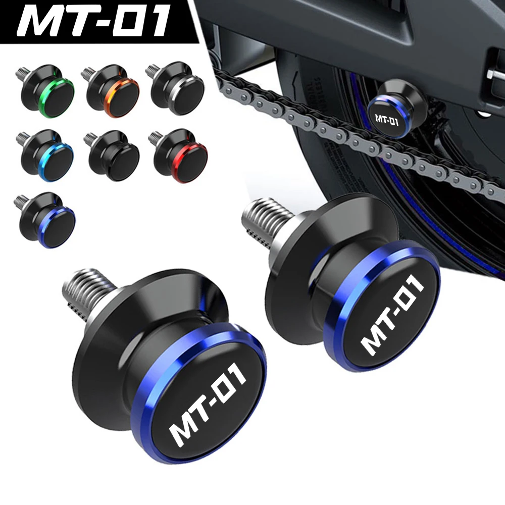 

Motorcycle CNC Alumiunm 6mm Swingarm Spools Sliders Stand Screws For Yamaha MT01 MT-01 2004 2005 2006 2007 2008 2009 Accessories