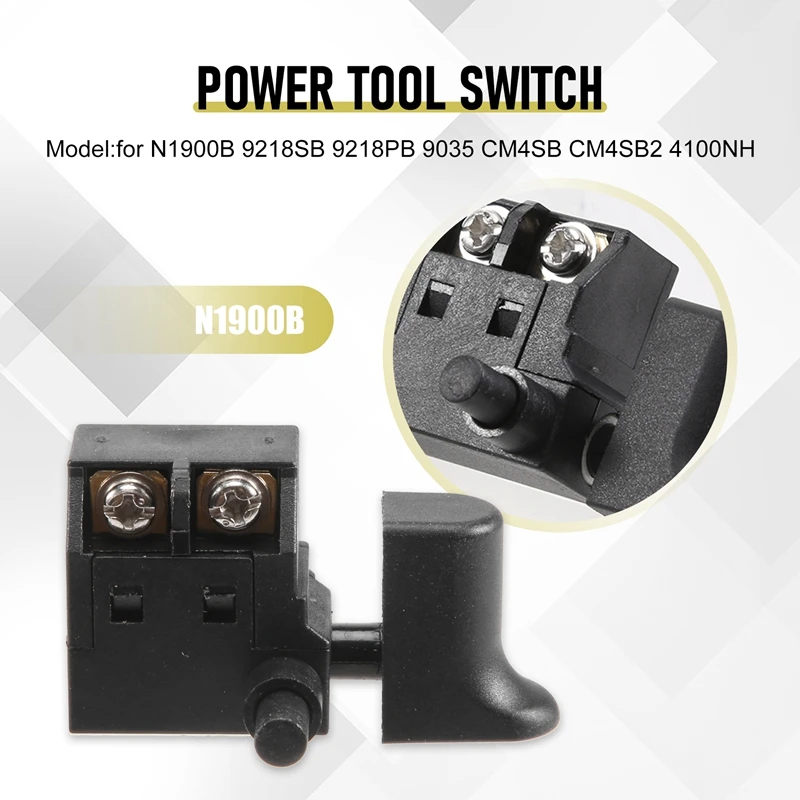2 шт. переключатель питания для электродрели Makita N1900B 9218SB 9218PB 9035 CM4SB CM4SB2 4100NH