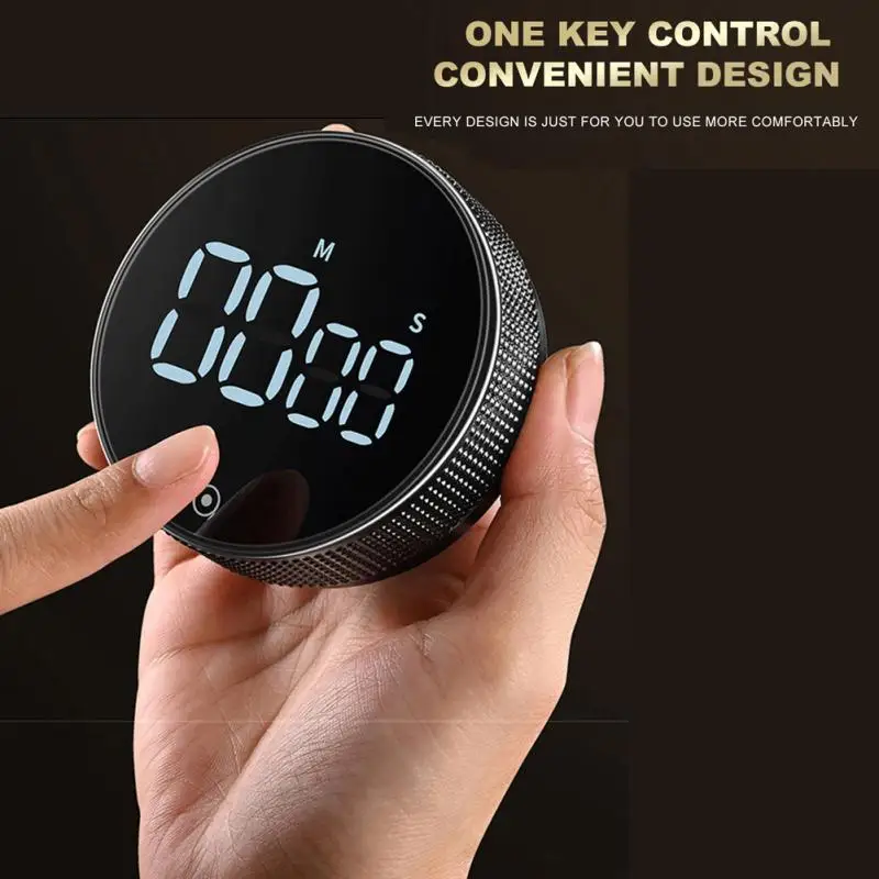 

Remind Kitchen Stopwatch Cooking Countdown Mechanical Alarm Electronic Digital Timer Magnetic LED Clock Kitchen Study LED Gadget