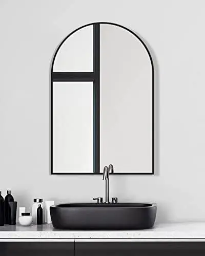 

Arched Full Length Mirror, Floor Mirror with Stand, Full Body Mirror, Mirror, Modern & Contemporary Full Length Mirror, Alu