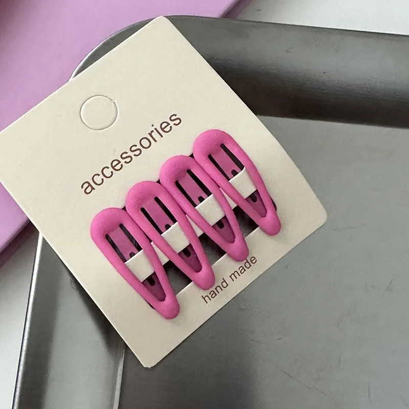 4pc/Set Candy Color Baby BB Clips Girls Hairpins Hair Clip Kids Headwear Cute Children Jewelry Accessorie