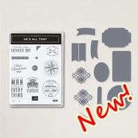 2022 new arrival car compass screwdriver clear stamps or metal cutting dies sets for diy craft making greeting card scrapbooking