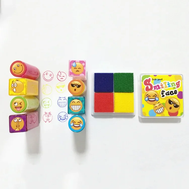 Штамп с улыбающимся лицом