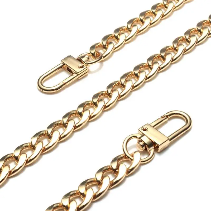 20cm-160cm Metal Chain For Bag Strap Purse Chain Bags Straps for Crossbody Handbag Handles Bag Parts & Accessories