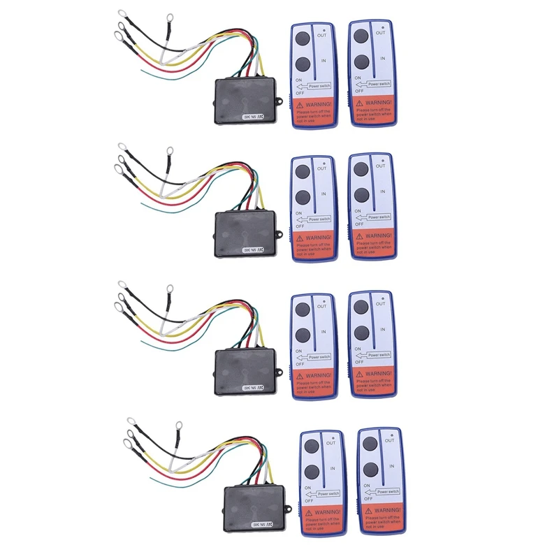 8X восстановление Беспроводная лебедка дистанционное управление двойной телефон