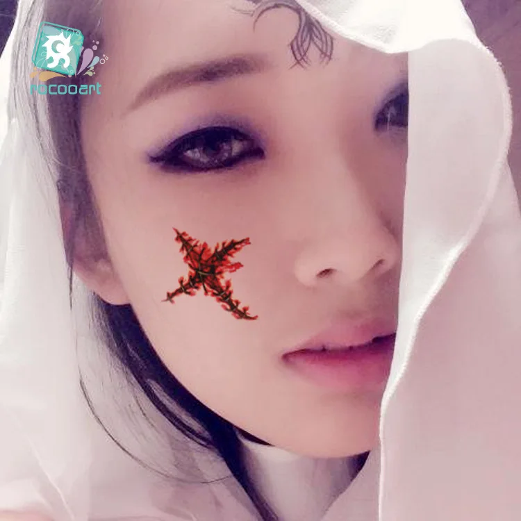 Временные тату-наклейки на Хэллоуин день мертвецов 5 шт. |